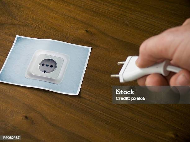 Save Energy Stock Photo - Download Image Now - Bizarre, Electric Plug, Electrical Outlet