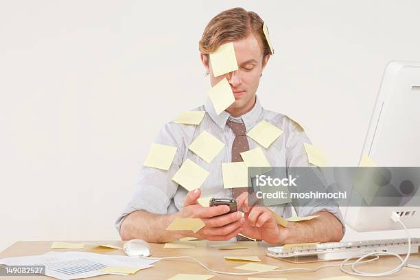 Remember To Text Stock Photo - Download Image Now - Messy, Paper, 20-29 Years