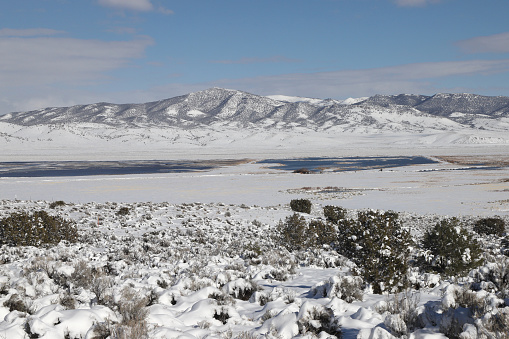 Winter at Ruby Valley National Wildlife Refuge, Nevada