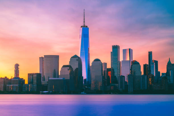 istock The Freedom Tower and NYC Skyline at Sunrise 1490829585