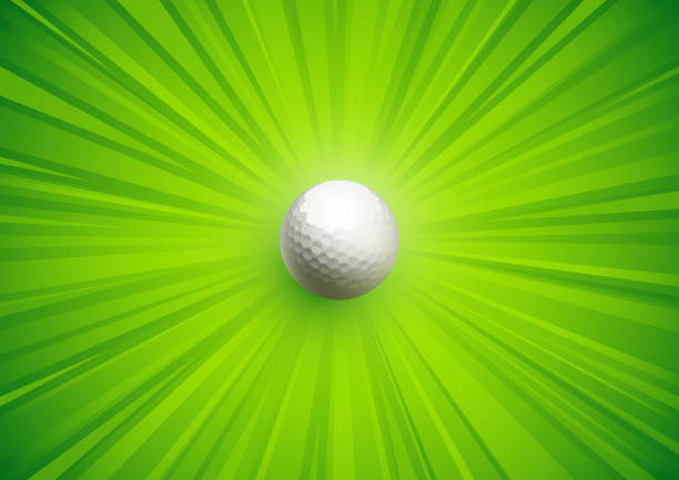 grüne golfplakat-vektorexplosion - big bang flash stock-grafiken, -clipart, -cartoons und -symbole