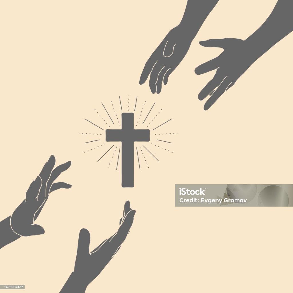 Help Hand Cross Human Hands Reaching Out To One Another Almost Touching Help Religion ...