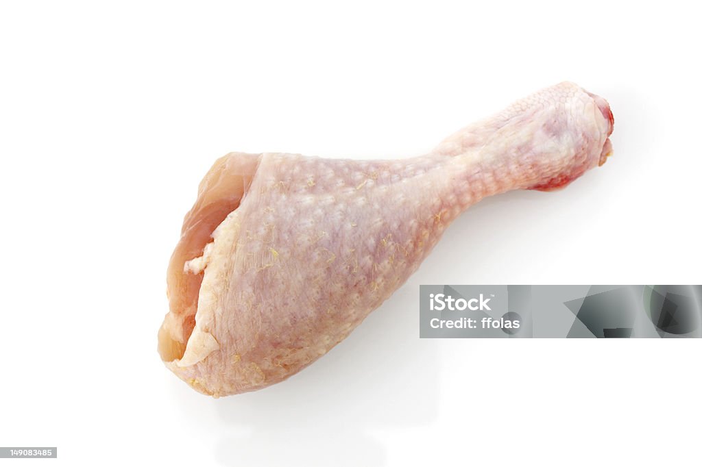 Baqueta (coxa de galinha - Royalty-free Fundo Branco Foto de stock