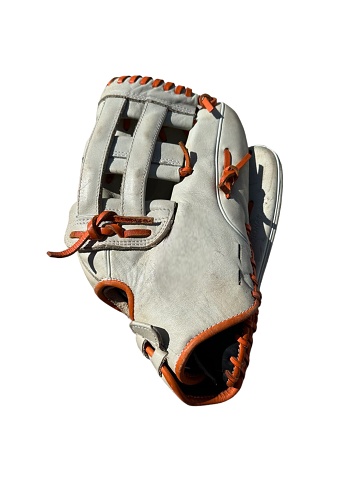 Baseball glove isolated on white background