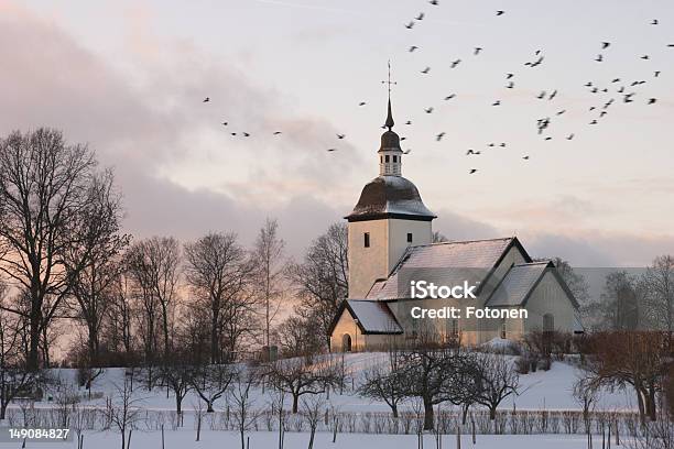 Church Stock Photo - Download Image Now - Church, Sweden, Snow