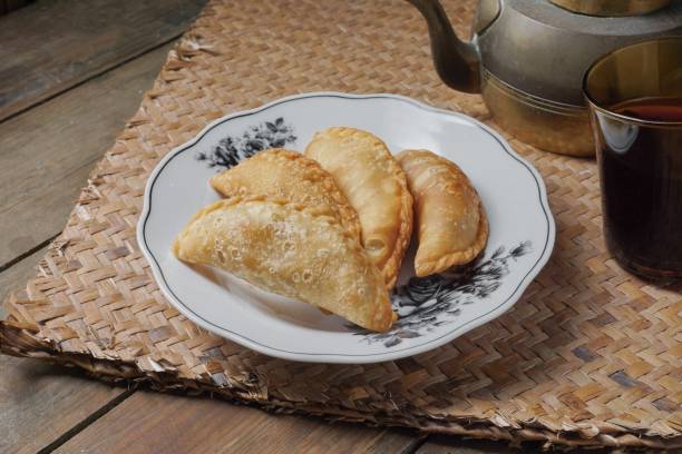 istock Traditional Curry Puff or Malay people called Karipap 1490854744