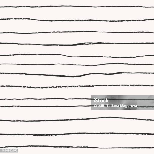 Drawn Line Pattern Seamless Pattern With Hand Drawn Lines Stock Illustration - Download ...