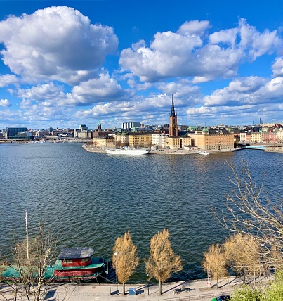 Sweden - Stockholm - Riddarholmen island and Gamla Stan Island ( old town )