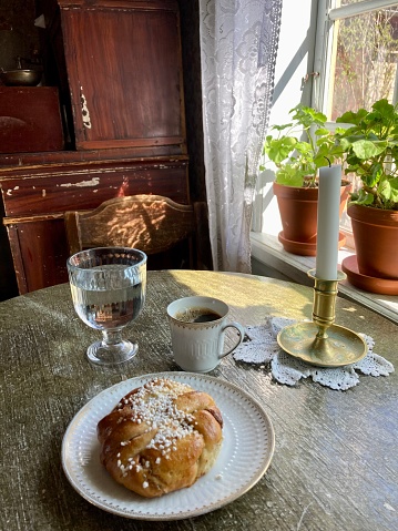 Sweden - Kanelbullar pastry ( cinnamon pastry )