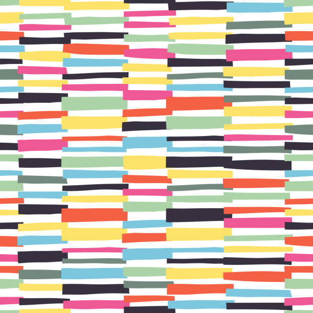 Seamless abstract colorful pattern vector art illustration