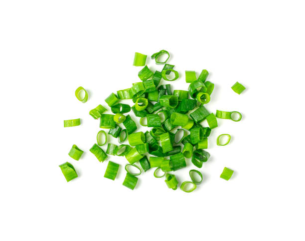 istock Green Onion Cuts Isolated, Scattered Fresh Chive Pile, Chopped Green Leek, Scallion Greens Pieces Chopped 1490879122