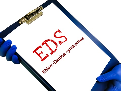 Ehlers-Danlos syndrome term. rare disease. medical conceptual image.