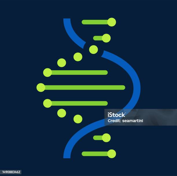 Dna Spril Code Molecule Helix Spiral Genetic Code Twisted Dna Stock Illustration ...