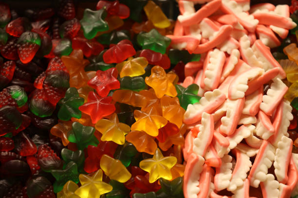 Assortment of Candys on a white background