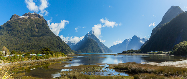Milford Sound is a stunning fjord located in Fiordland National Park on the southwest coast of New Zealand's South Island. It is considered one of the most beautiful natural attractions in the world and is a popular destination for tourists and outdoor enthusiasts.