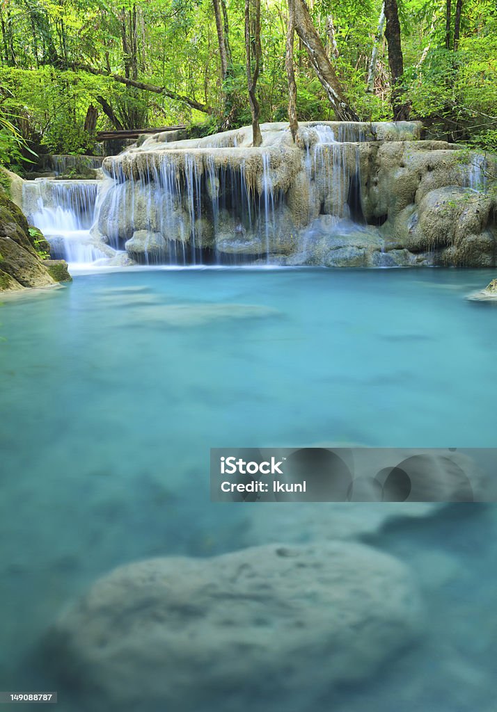 Erawan Wasserfall, Kanchanaburi, Thailand - Lizenzfrei Bach Stock-Foto