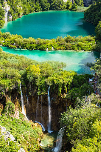 Plitvice Lakes National Park is a UNESCO World Heritage site located in central Croatia. It is one of the oldest and largest national parks in Croatia, covering an area of over 296 square kilometers.