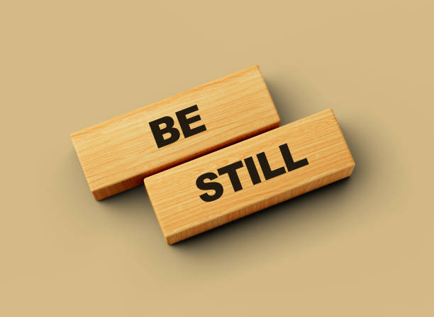 istock Wooden blocks be still word isolated background 3d illustration 1490891756