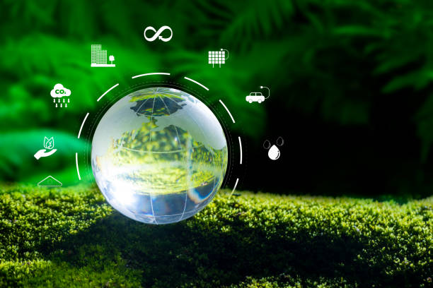 istock Natural environment and carbon neutral concepts in hand for net zero emissions targets. Weather-neutral long-term strategy Target Cloud in Green Net Zero 1490893269