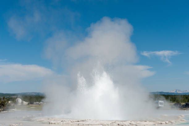 istock Geyser eruption in Yellowstone 1490893927
