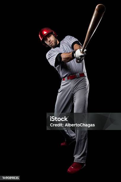 Jugador De Béisbol Foto de stock y más banco de imágenes de Béisbol - Béisbol, Columpiarse, Bate de béisbol