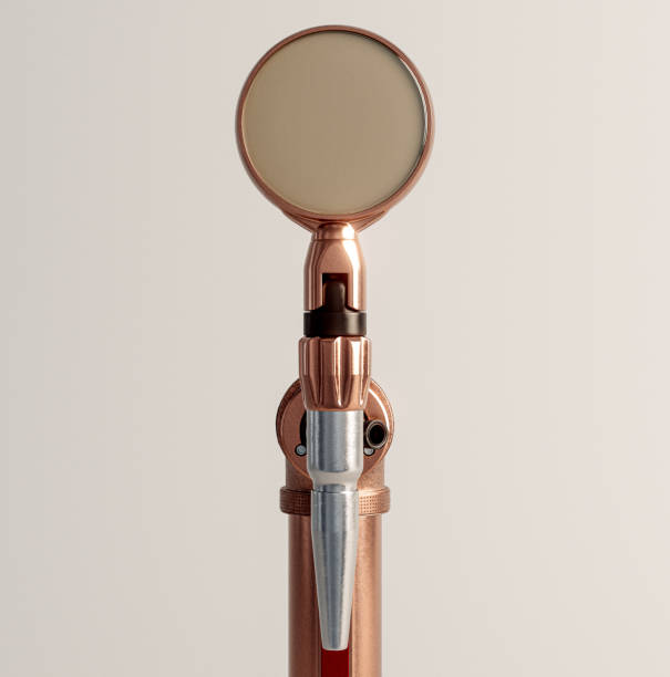 Steampunk Copper Beer Tap stock photo