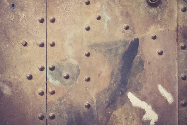 Free Stock Photo of Rusted Metal Structure With Holes and Rivets ...