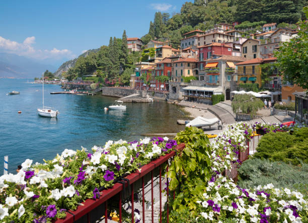 istock Varenna - The beach, town and he Como lake. 1490909167