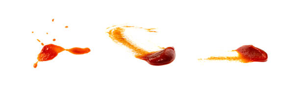 istock Ketchup Drop Isolated, Tomato Sauce Splash, Catsup Stain, Hot Puree Spill, Red Dressing Dripping Collection 1490911087