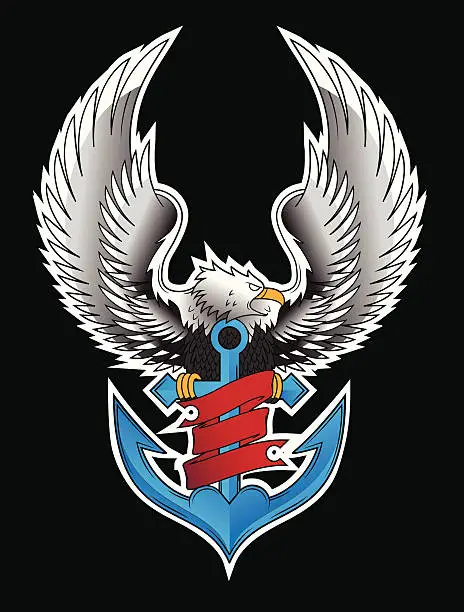 Vector illustration of Majestic Eagle
