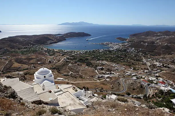 Bay of Livadi in Sérifos, Cyclades islands
