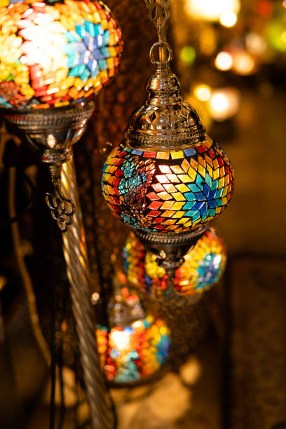istock Turkish Lamps on display in the Grand Bazaar 1490917123
