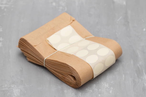 istock brown paper bag with paper clip on ceramic 1490927030