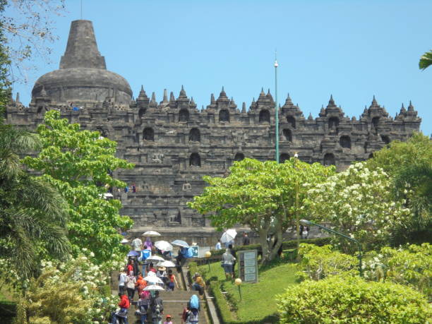 istock Borobudur Temple Crowded by Local Tourists 1490927563