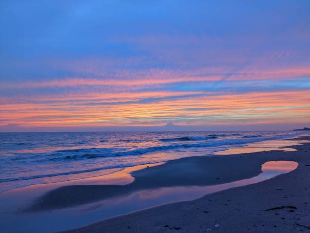 Rainbow sunset Sunset on the beach longboat key stock pictures, royalty-free photos & images