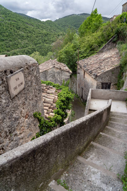 istock Rustic street and staircase in Collepardo, Lazio Italy 1490961902