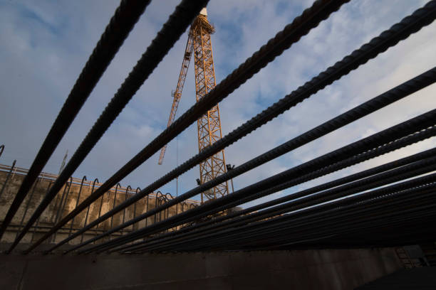istock reinforcing steel or construction steel for building 1490962992