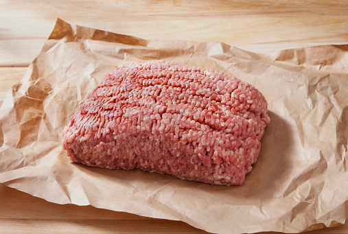 Raw Ground Pork from the Butcher