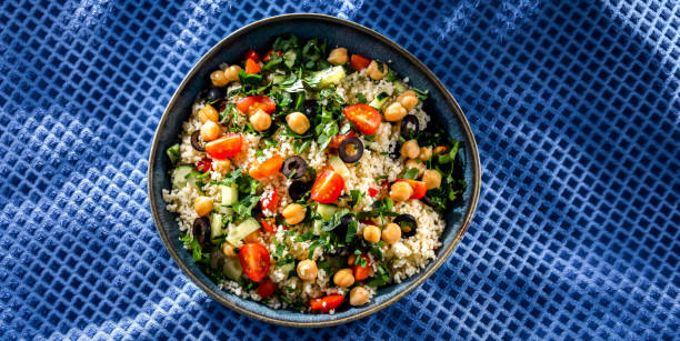 istock A plate of couscous served with vegetables and chickpeas 1490970327
