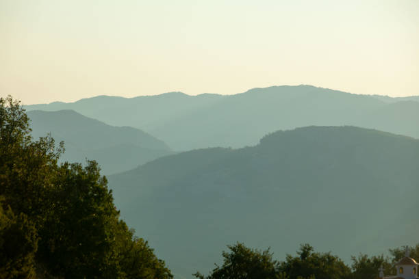 istock silhouette of mountains copy space 1490974481