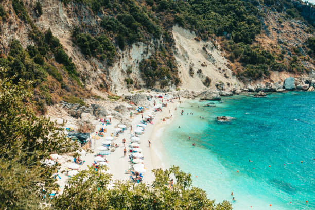 istock beautiful beach of Lefkada island Greece 1490974487
