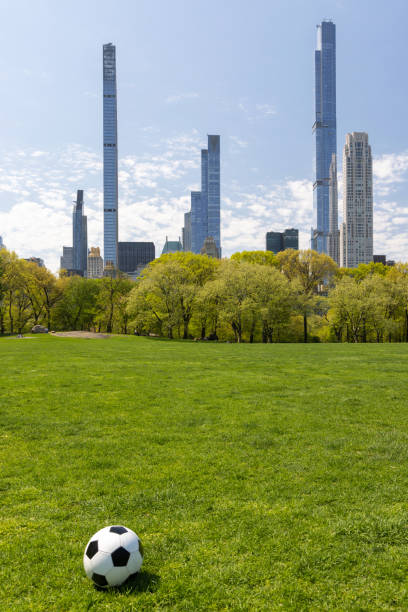 istock Manhattan skyscrapers and Central Park 1490979440