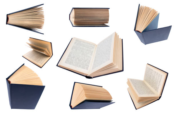 istock collection of various books isolated on white background. each one is shot separately. 1490986271