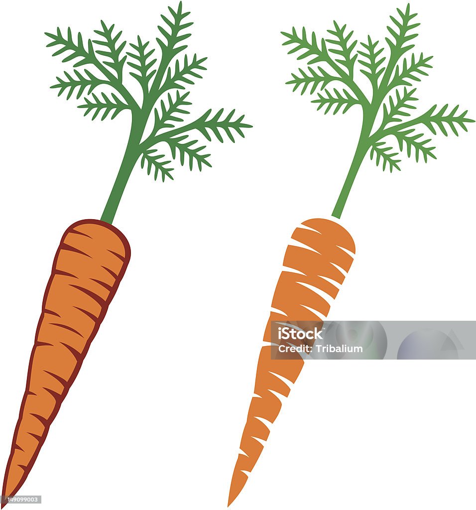 Fresca de zanahoria - arte vectorial de Alimento libre de derechos