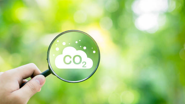istock Find out about reducing CO2 emissions for the environment, global warming, sustainable development. and green business from renewable energy 1491002698