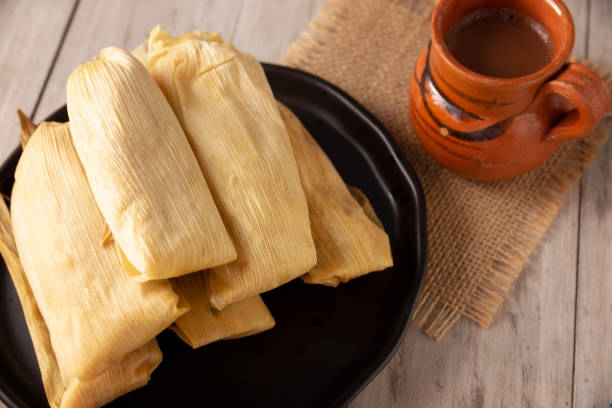 istock Tamales and Champurrado Mexico 1491004492