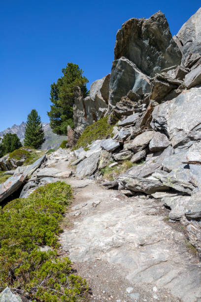 istock The dramatical slate rocks in Walliser aslps over the Mattertal valley. 1491009326