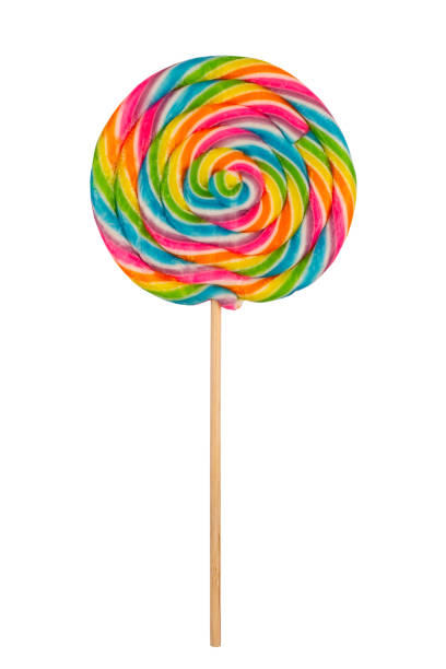 istock closeup of colorful lollipop candy on white background 1491020749