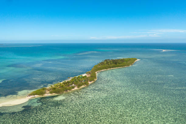 istock Tropical island in the sea. 1491023665
