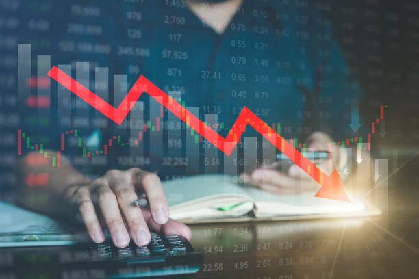 Financial failures and economic failures, currency fluctuations, failures graph.